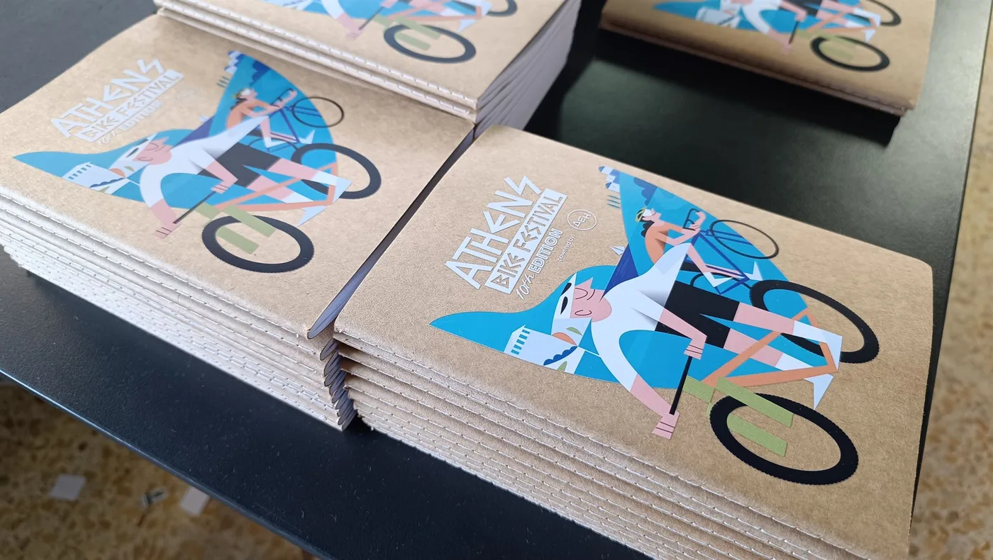 Athens Bike Festival print collateral