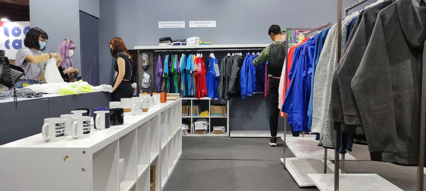 Athens Marathon retail booth