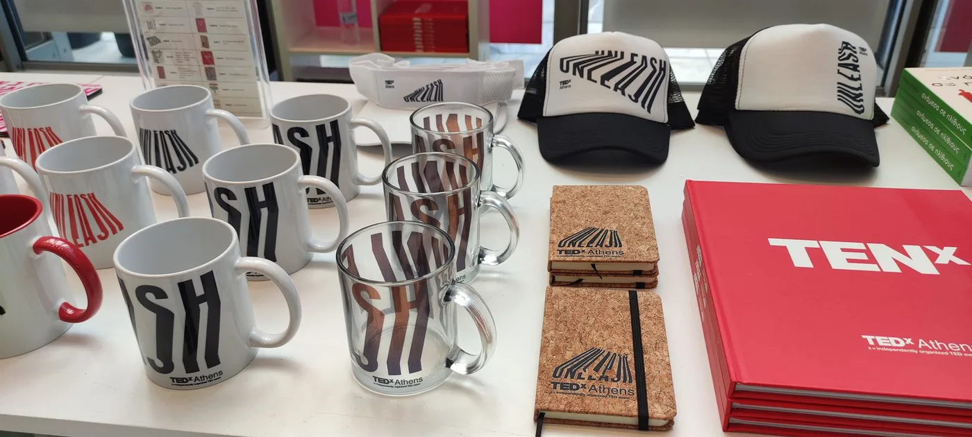 TEDx Athens merchandise